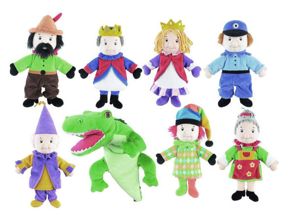 Set of 8 Puppets "Puppetshow"