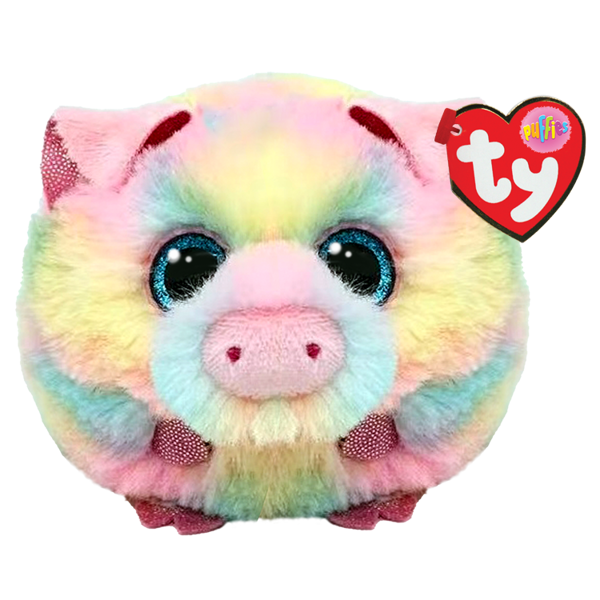 TY Puffies Pigasso Pastel Pig