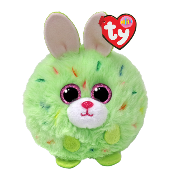 ty-puffies-kiwi-green-bunny